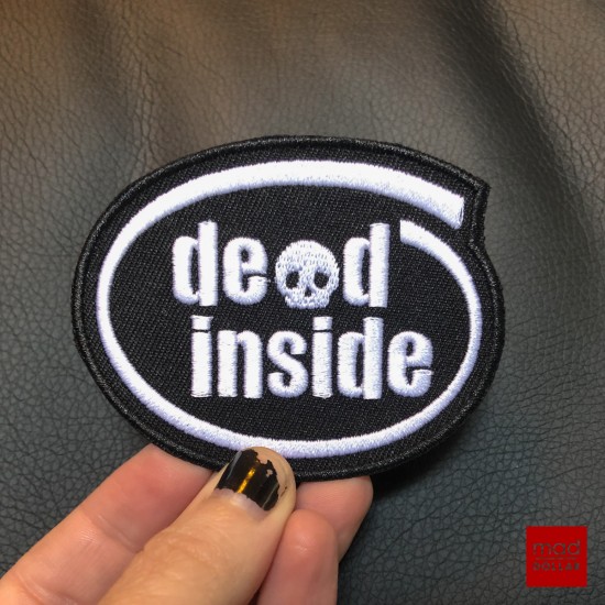 Dead Inside Embroidered Patch