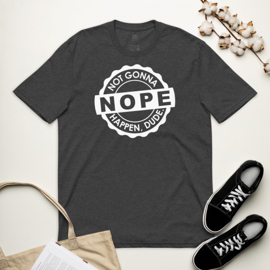 Nope Stamp - Recycled T-Shirt